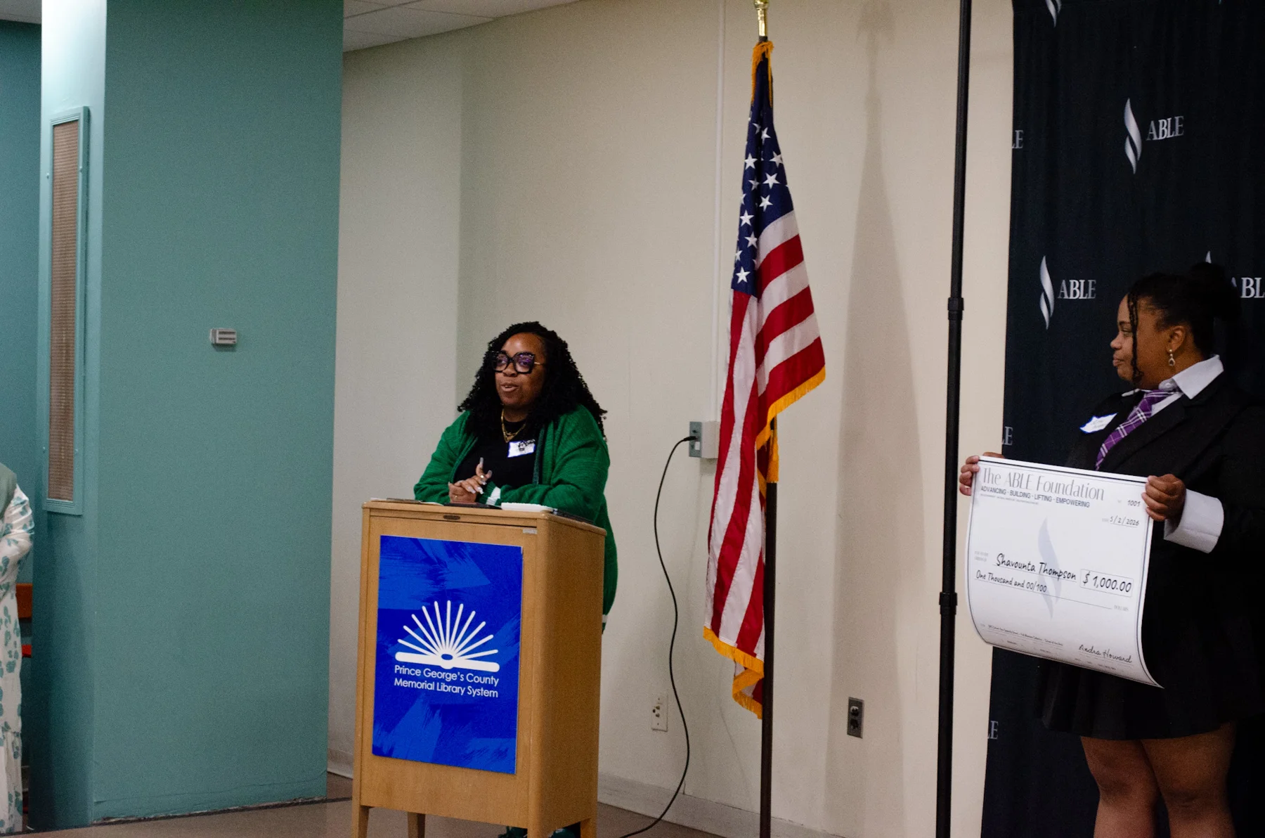 A participant speaking at the Business Accelerator Summit