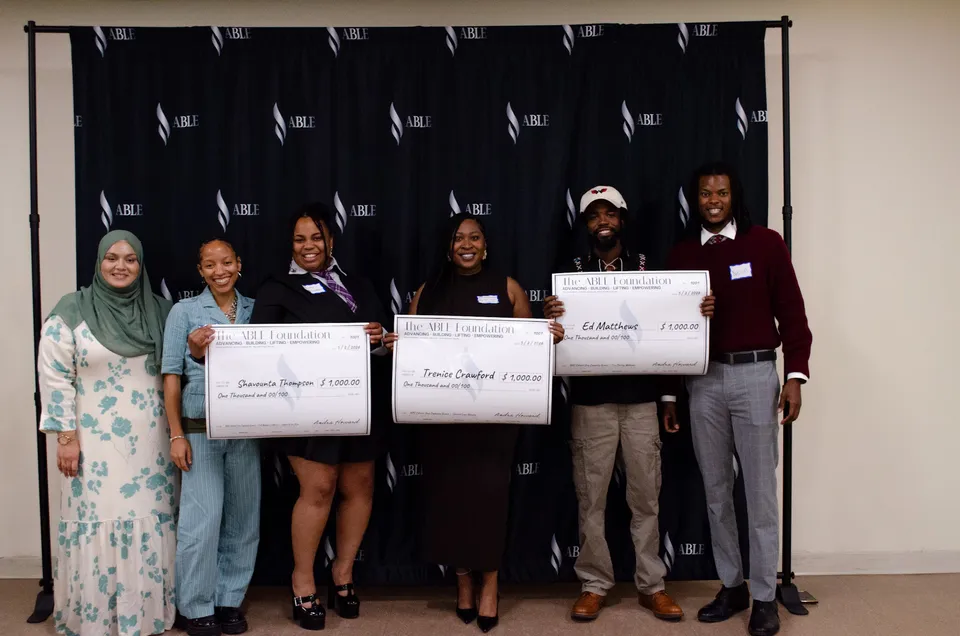 Award recipients and presenters at the ABLE Business Accelerator Summit