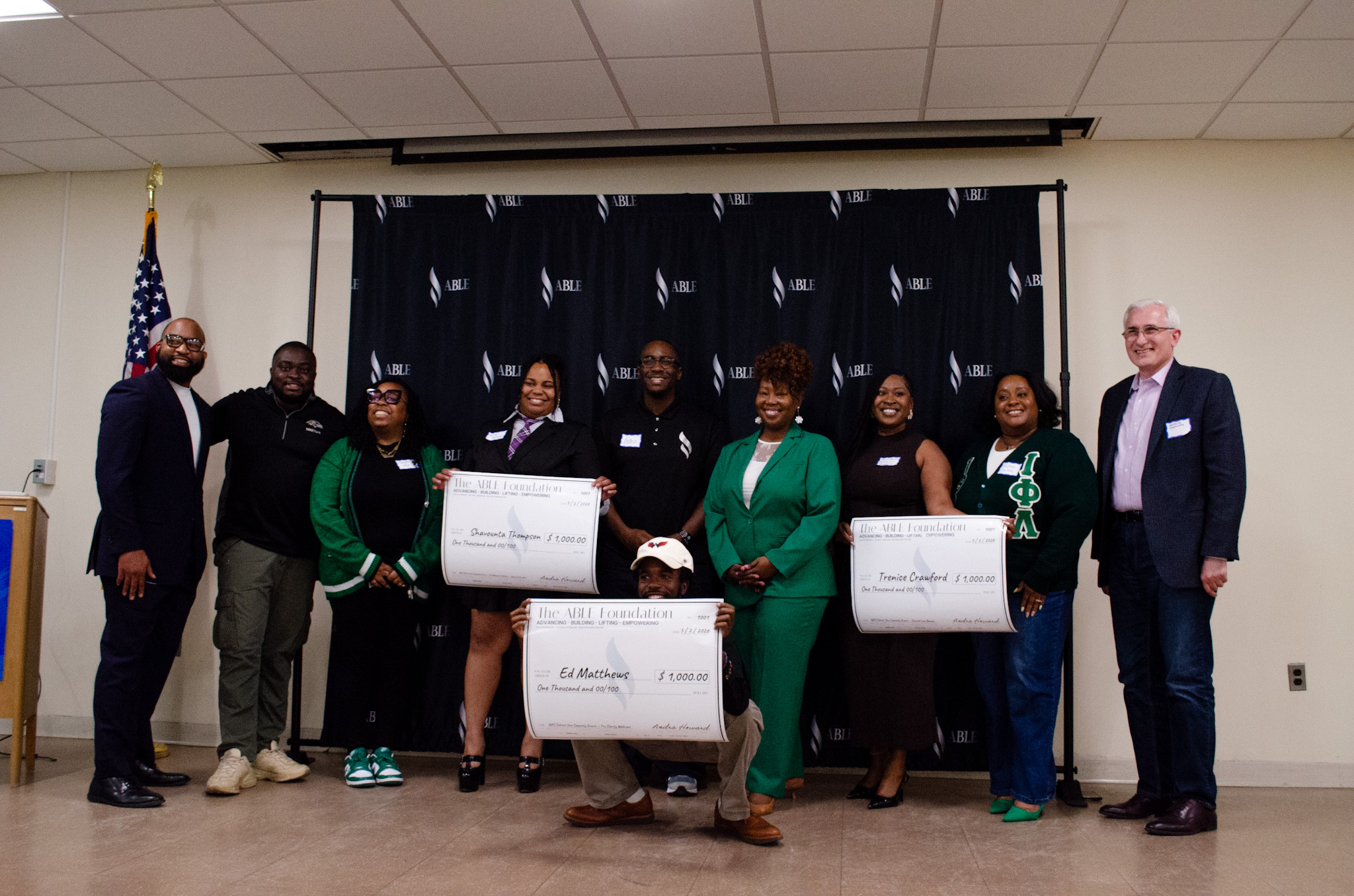 Business Accelerator Summit grant recipients and guests celebrate together